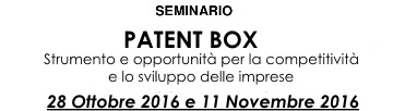 IL PATENT BOX: Strumento e opportunità per la competitività e lo sviluppo delle imprese